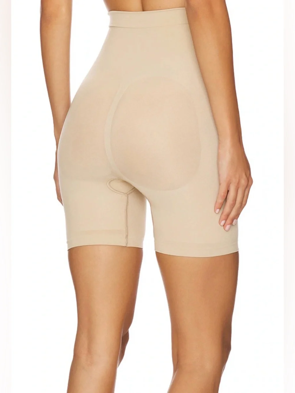 NWOT SKIMS Seamless Sculpt Mid Thigh Short Shapewear Onyx Black - Size XS